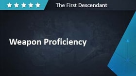 Weapon Proficiency