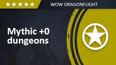 Mythic +0 dungeons boost Dragonflight game screenshot