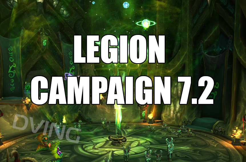 Legion campaign in 7.2 game screenshot