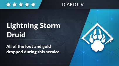Lightning Storm Druid game screenshot