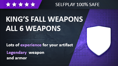 Weapons from King's Fall game screenshot